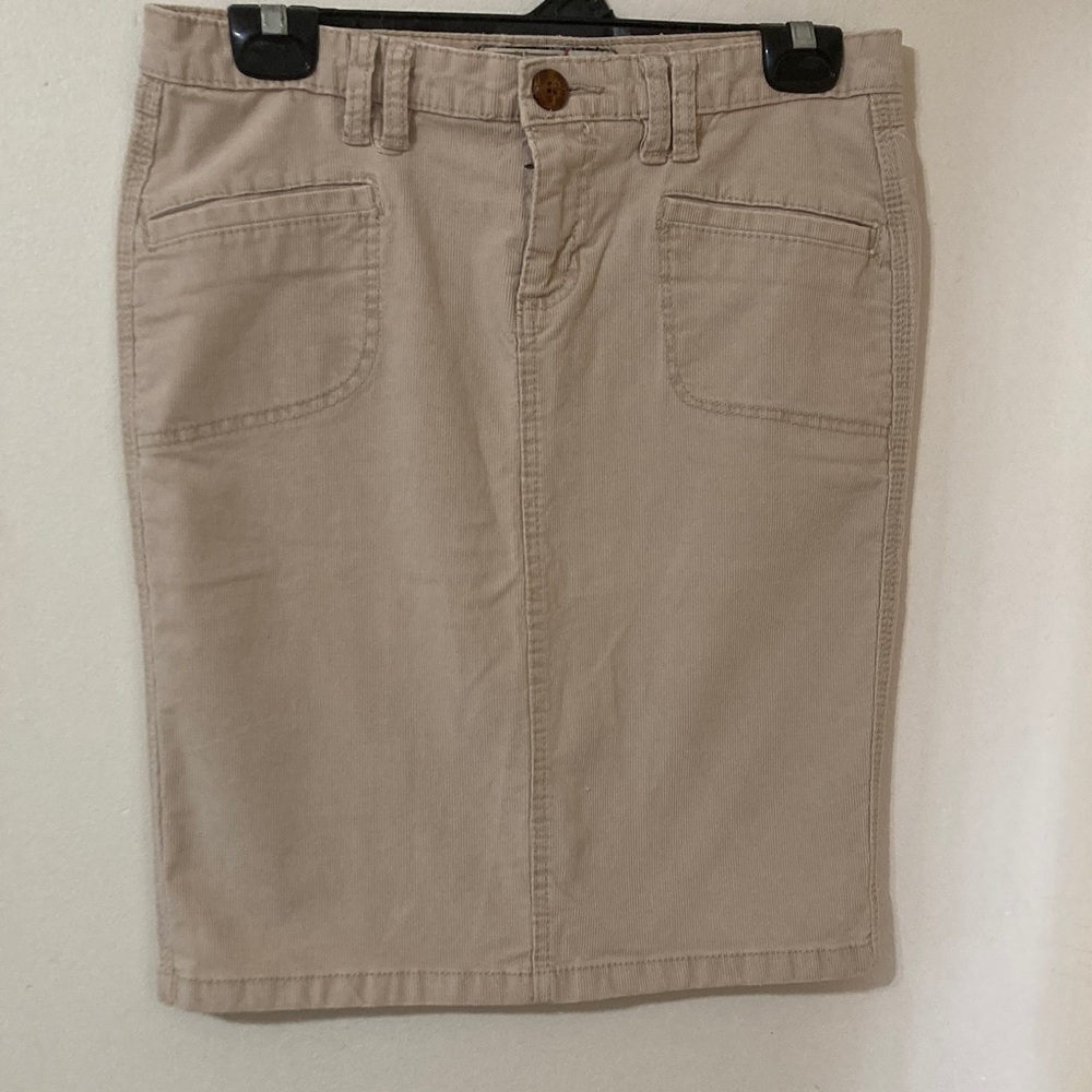 Old Navy Tan Pencil Skirt